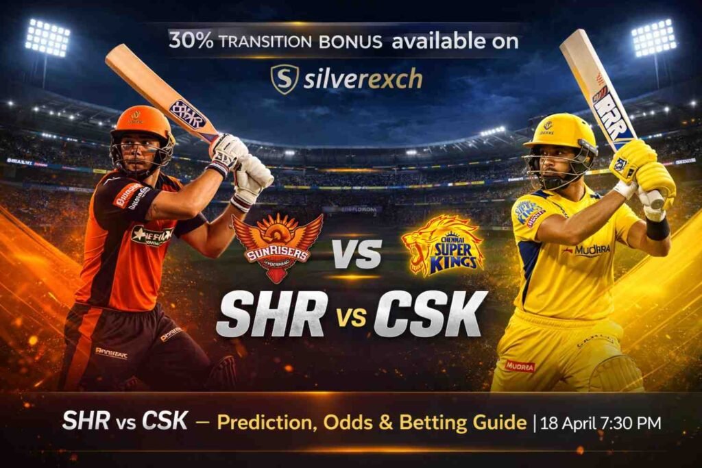 SHR vs CSK Odds 2026 overview