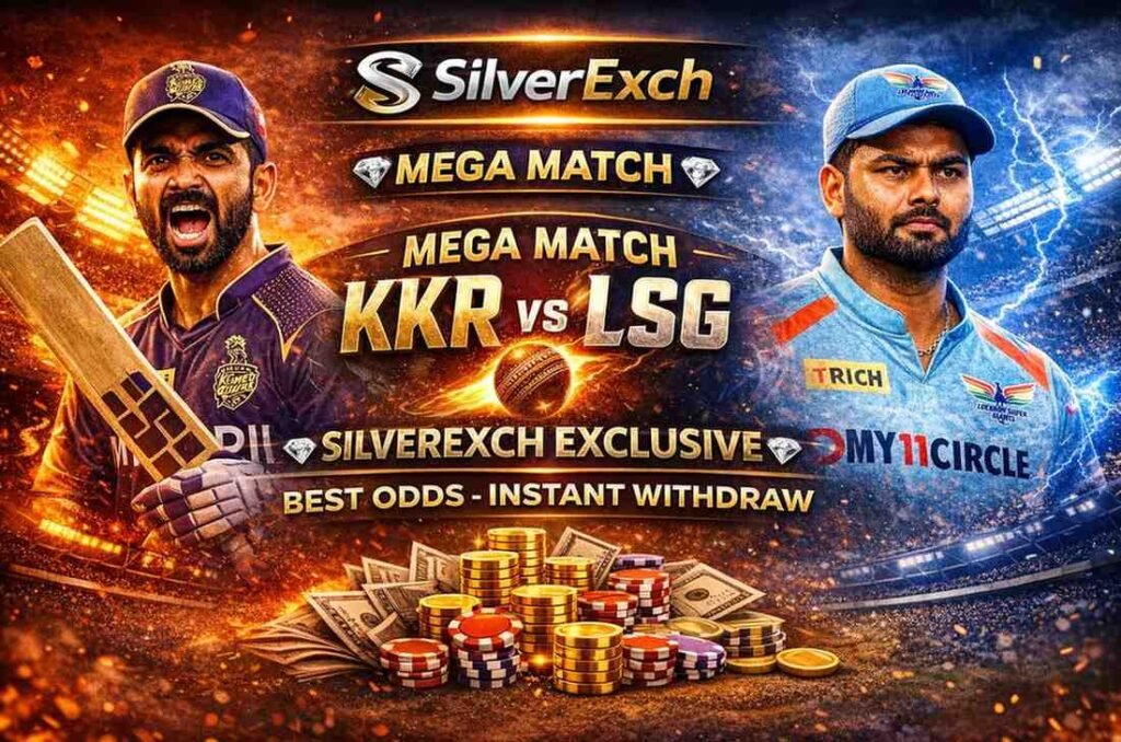 SilverExch IPL Match KKR vs LSG 