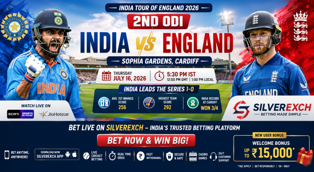 INDIA VS ENGLAND 2nd ODI