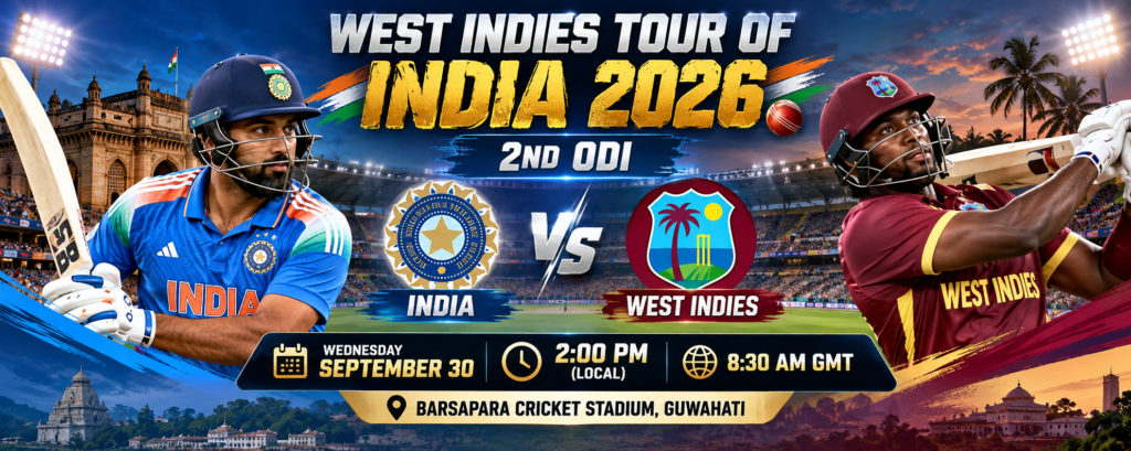 India vs West Indies 2nd ODI