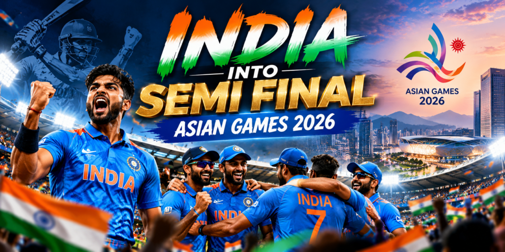 India vs Sri Lanka Asian Games 2026
