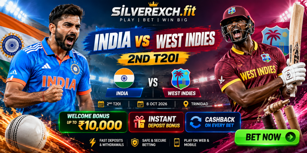 India vs West Indies 2nd T20I